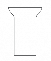 Umivalnik TITAN Long round - samostoječi