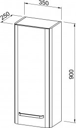 Hängeschränkchen CHARM 35x90