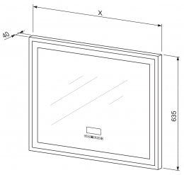 Specchio CONNECT con radio