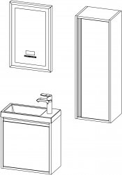 Connect / composizione I / 50 + 35 cm